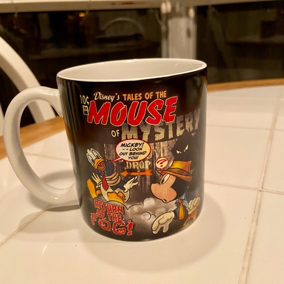 The Disney Store Tales of The Mouse Of Mystery Mickey Ceramic Coffee Mug NWOT - Picture 2 of 2